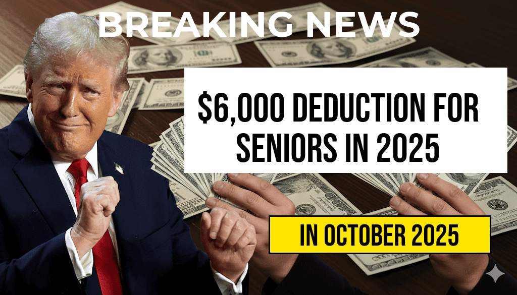 Taxpayers Aged 65 and Older Can Claim Additional $6,000 Deduction in 2025.