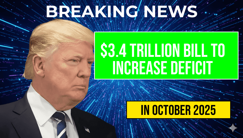 Taxpayers Alerted: ‘One Big Beautiful Bill’ Expected to Increase Deficit by $3.4 Trillion